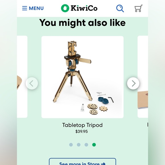 KiwiCo Eureka Crate tabletop tripod - Picture 2 of 4